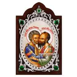 Икона на дереве  Апостол Петр и Павел