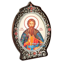 Икона латунная Св Благоверный Князь Вячеслав Чешский