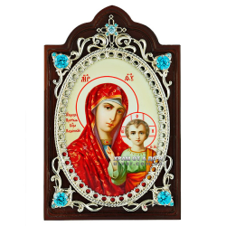 Икона с образом Богородицы Казанской