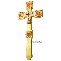 Крест латунный Напрестольный