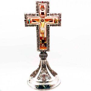 Крест латунный настольный арт. 2.7.1290л
