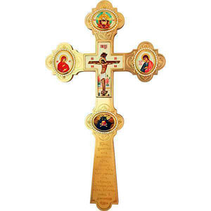 Крест напрестольный с декором