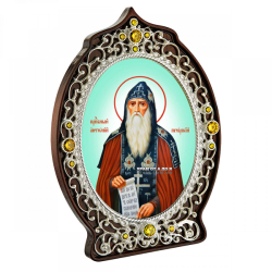 Икона латунная Святой преподобный Антоний Печерский