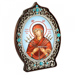 Икона латунная Святые мученицы Вера, Надежда, Любовь и мать София