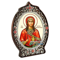 Икона латунная Святая великомученица Анастасия