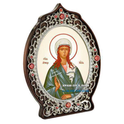 Икона латунная Святая мученица Юлия