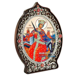 Икона латунная Святая Екатерина