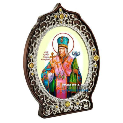 Икона латунная Иосаф Белгородский