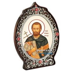 Икона латунная Святой мученик Виктор