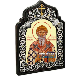 Икона латунная Святитель Спиридон
