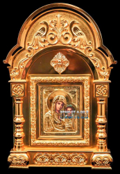 Киот настенный №1 с иконой Казанская Божия Матерь