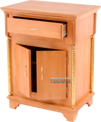 Стол литийный деревянный №4 с выдвижным ящиком